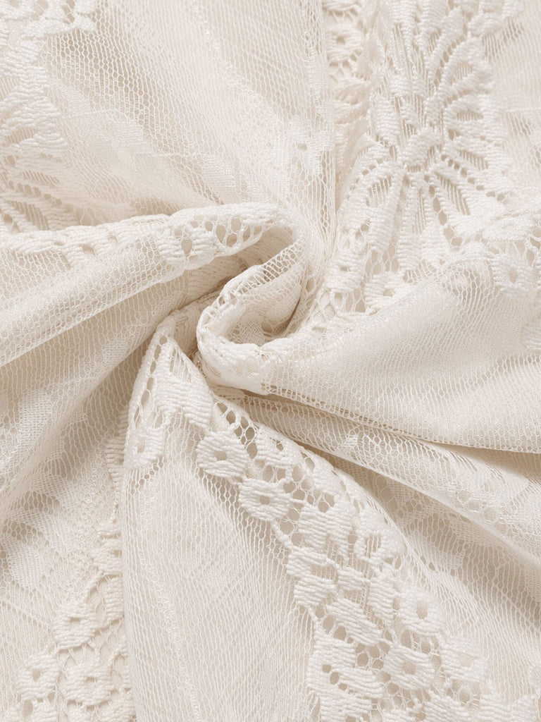 [Prévente] Robe Sirène Dentelle Manches Courtes Années 1930 5