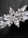 Barrette Argentée à Strass et Cristaux en Étoile Rayonnante - 3