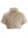 Capelet en fausse fourrure à boucle sur l’épaule années 1950 - 2