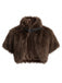 Capelet en fausse fourrure à boucle sur l’épaule années 1950 - 3