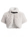 Capelet en fausse fourrure à boucle sur l’épaule années 1950 - 5