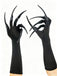 Gants noirs longs à griffes pour Halloween