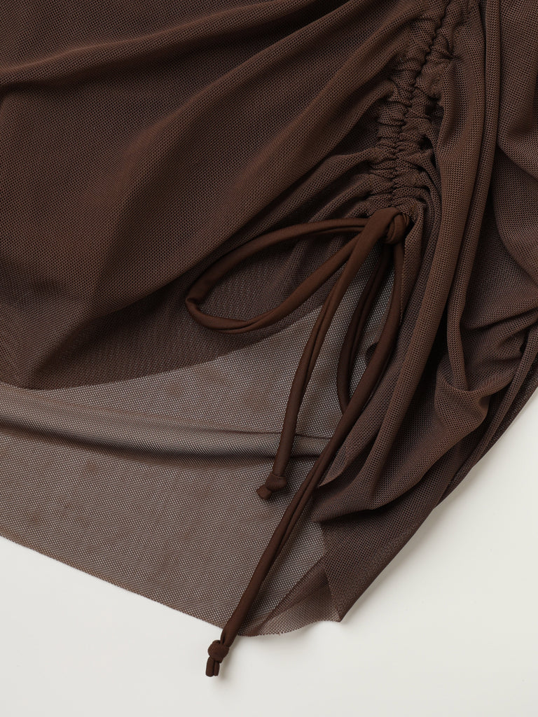 Chevron Filet Patchwork Ensemble Tankini Années 1940 9