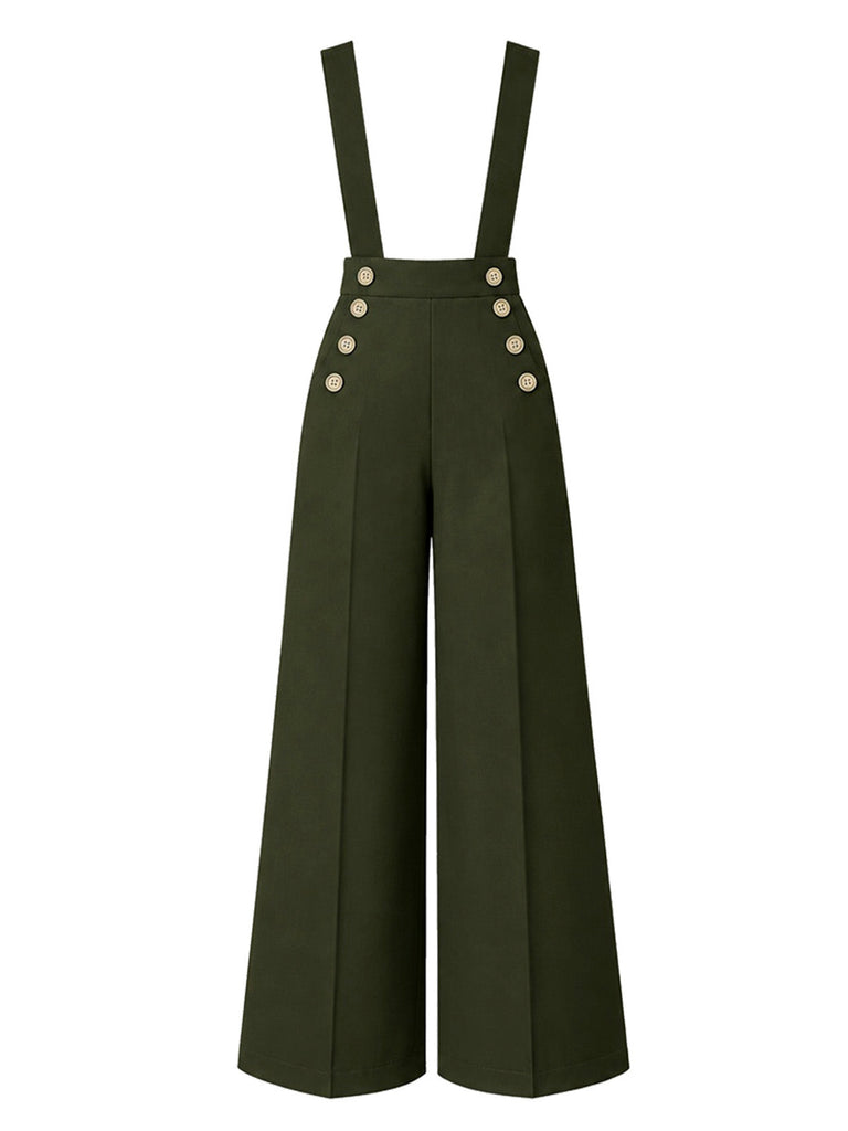 [Prévente] Ensemble 2 pièces chemise à imprimé floral et salopette Années 1960 - 7