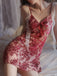 Nuisette à Bretelles en Velours Jacquard et Volants en Tulle Années 1950 - 4