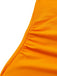 Close-up of an orange fabric with a white background