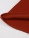 Robe à Col V Fendu, Passepoil Contrasté et Poches Années 1950 - 7