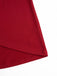 Robe de Noël rouge à col carré duveteux, manches évasées et ourlet asymétrique années 1950 - 6