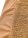 Robe de soirée longue dorée à franges, col dos-nu et fente au dos Années 1930 - 7