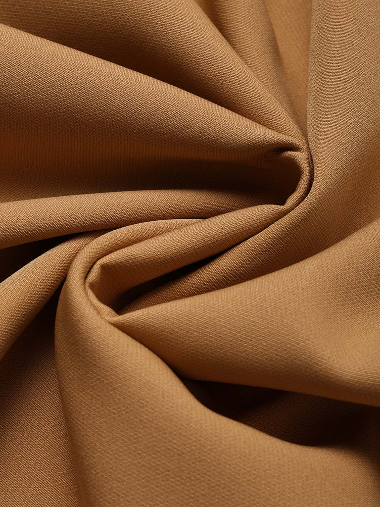 [Prévente] Robe effet deux pièces à col à revers et galon ondulé contrastant années 1940 - 6