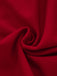 Robe moulante rouge foncé à fines bretelles et ourlet en fausse fourrure années 1980 - 6