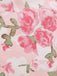 Detailed view of the floral graphics featuring fully bloomed roses and smaller rosebuds.