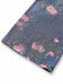 Salopette en denim bleu à fleurs et jambes larges années 1940 - 2