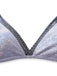 Argent Halter Chatoyant Faux Deux-Pièces Ensemble Bikini Années 1980 3