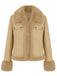 Veste Kaki à Revers, Bords Bruts et Poches Années 1950 - 1