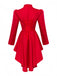 Veste queue-de-pie à col montant, volants et laçage corset au dos années 1970 - 3