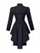 Veste queue-de-pie à col montant, volants et laçage corset au dos années 1970 - 6