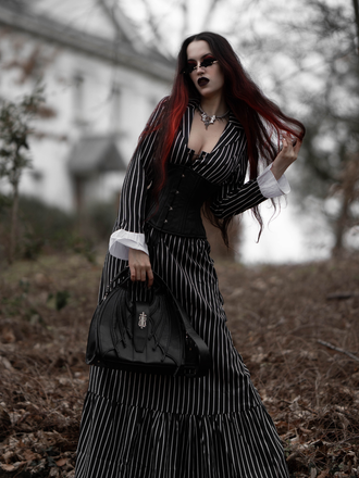 Costume rayé noire L'Étrange Noël de Monsieur Jack années 1940