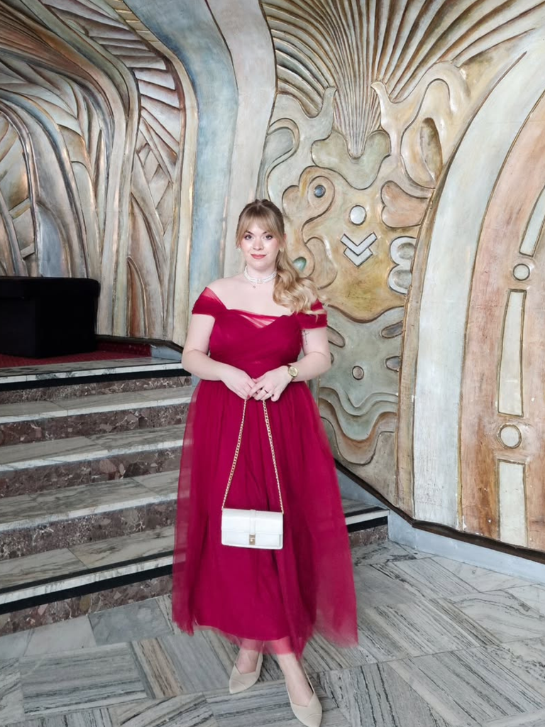 Robe en maille à bretelles spaghetti et épaules dénudées des années 1950