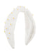Bandeau nœud papillon rétro marguerite