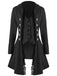 Veste Asymétrique Médiéval Vintage Dentelle à Trois Boutons