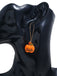 Boucles d'Oreilles Pendant Citrouille Toussaint Halloween