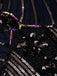 Robe Charleston Vintage Années 20 à Franges Paillettes Gatsby Cocktail Chic