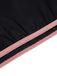 Maillot de bain noir années 40 à bretelles spaghetti contrastantes