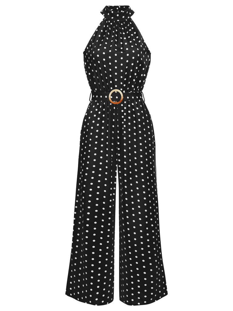 Combinaison Ceinture à Pois des Années 1950