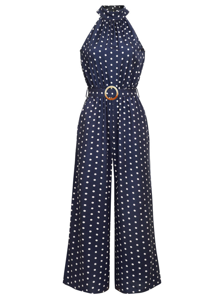 Combinaison Ceinture à Pois des Années 1950