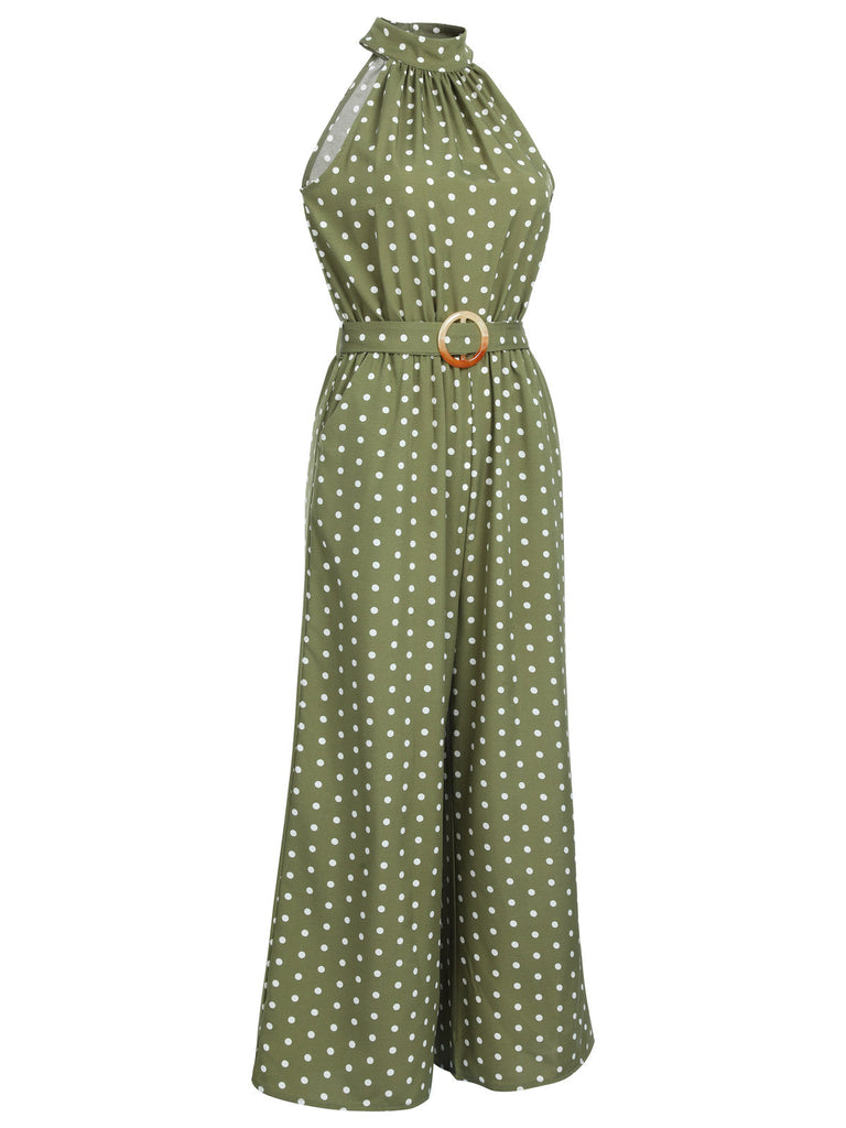 Combinaison Ceinture à Pois des Années 1950