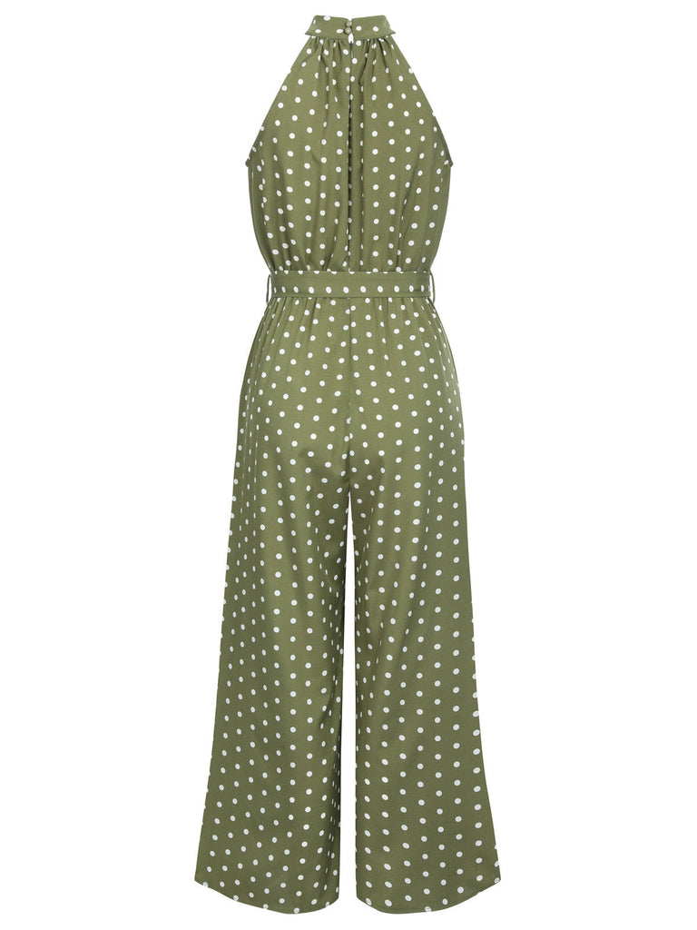 Combinaison Ceinture à Pois des Années 1950