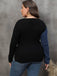 Pull croisé à col en V des années 1960 de grande taille avec perle