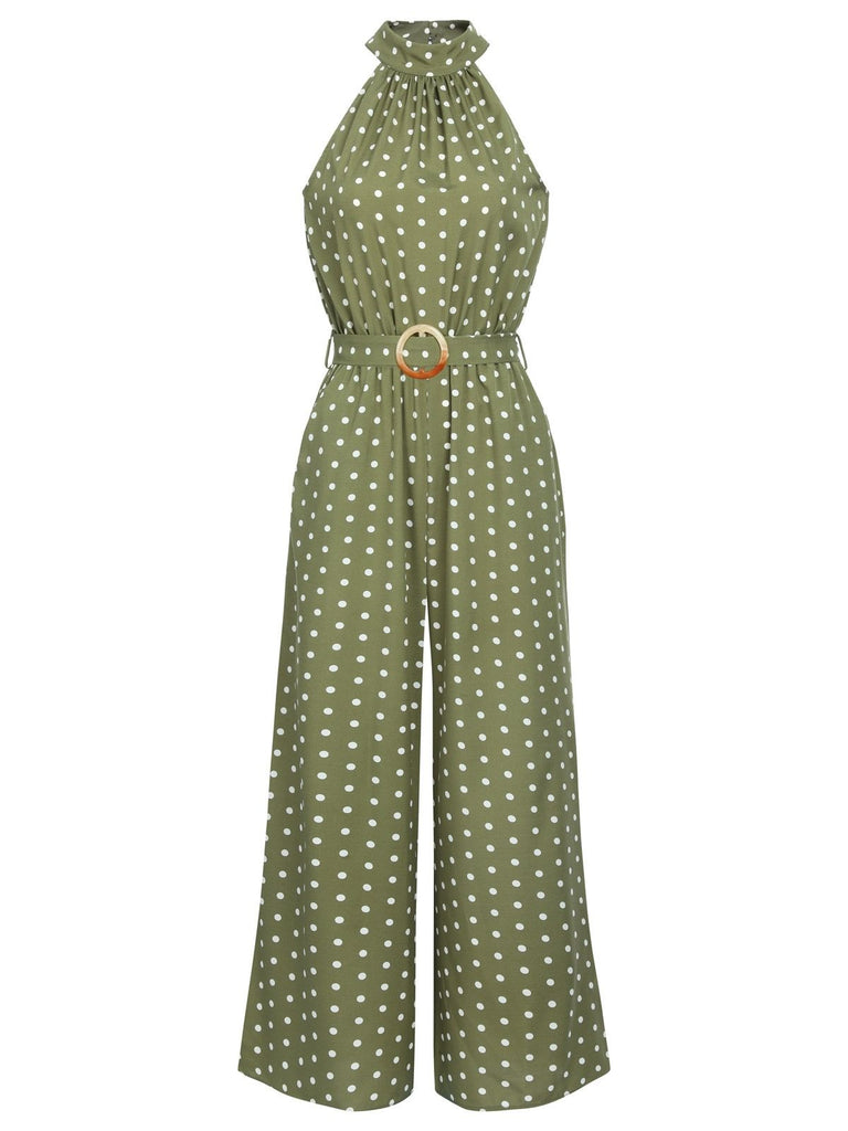Combinaison Ceinture à Pois des Années 1950