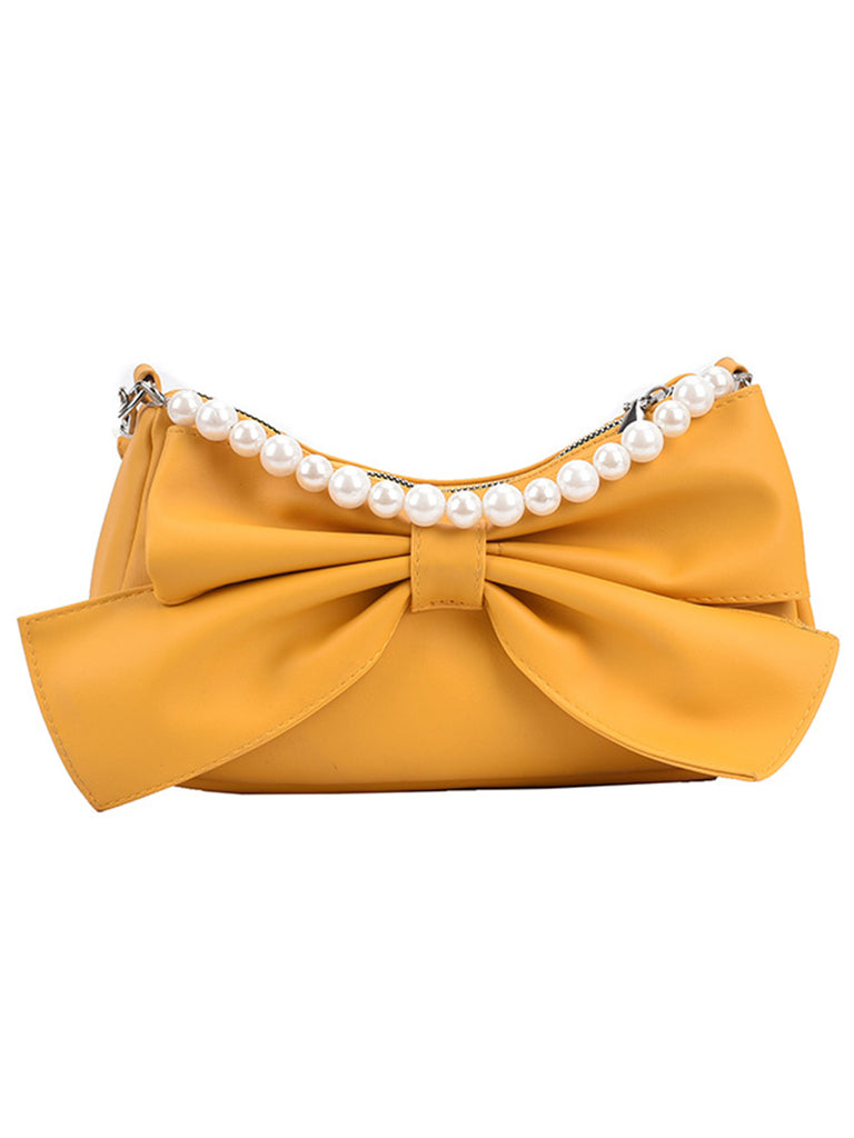 Sac à Papillon Nœud avec Chaînes de Perles