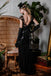 Robe Charleston Vintage Flapper Année 20 Gatsby Maxi à Paillettes Noire Soirée