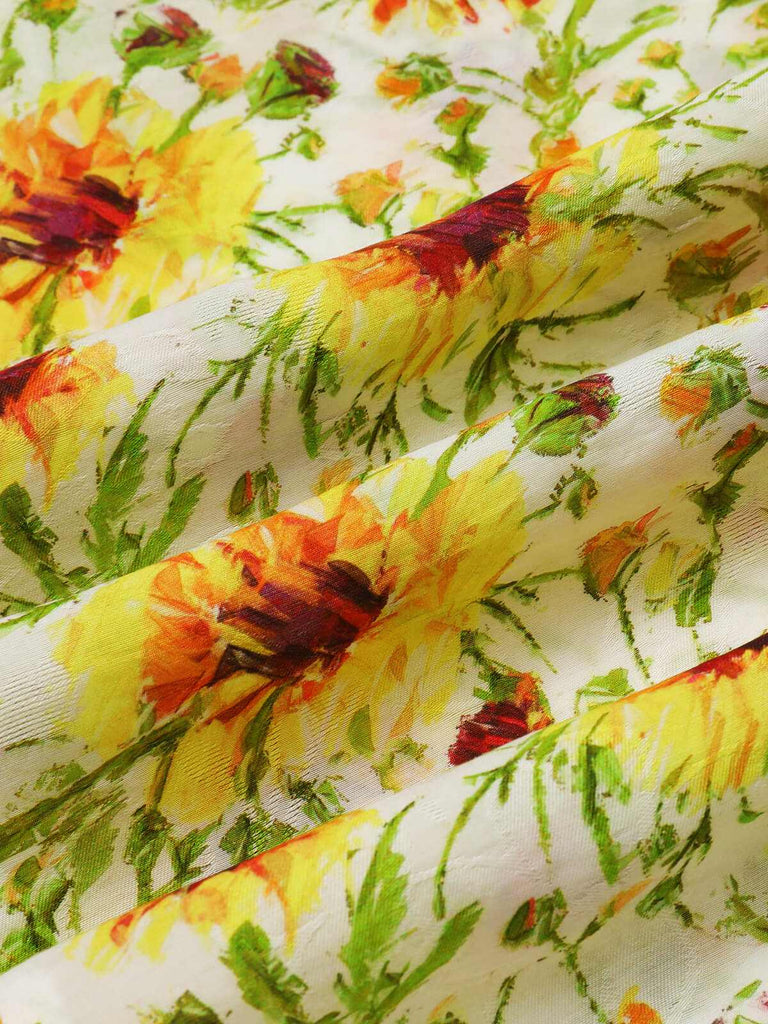 2PCS Haut court et pantalon tournesol des années 1950