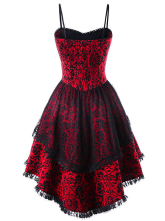 MOKBAY Robe Halloween Femme Imprimée Sang – Costume Long Gothique Effrayant Pour Soirée Déguisée