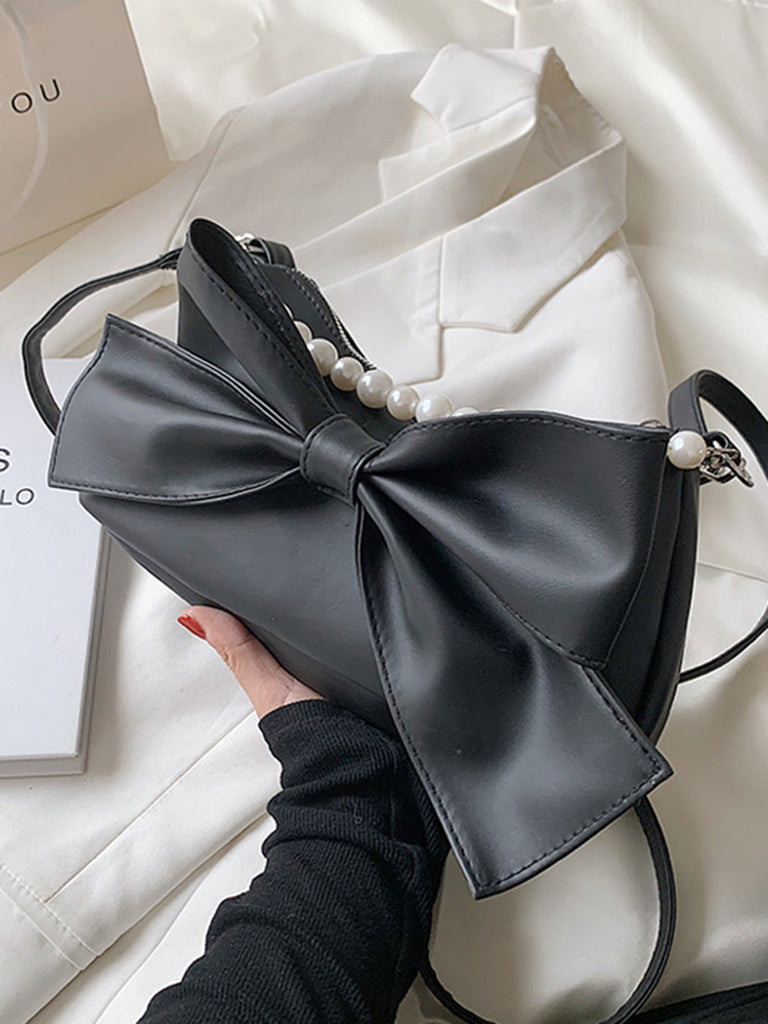 Sac à Papillon Nœud avec Chaînes de Perles
