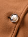 Manteau à capuche en coton épais à fourrure unie des années 1960