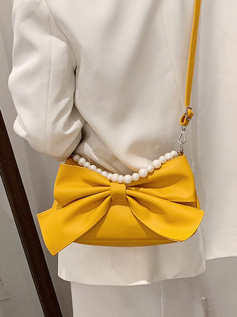 Sac à Papillon Nœud avec Chaînes de Perles