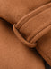 Manteau à capuche en coton épais à fourrure unie des années 1960
