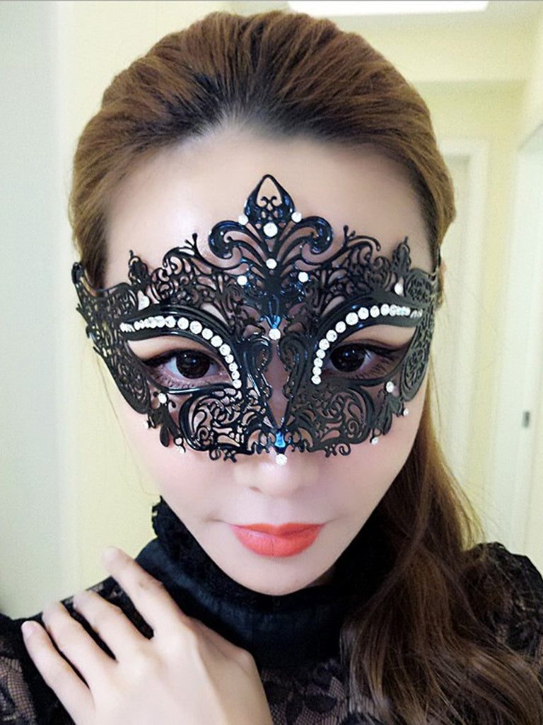 Mascarade en Strass Métallique