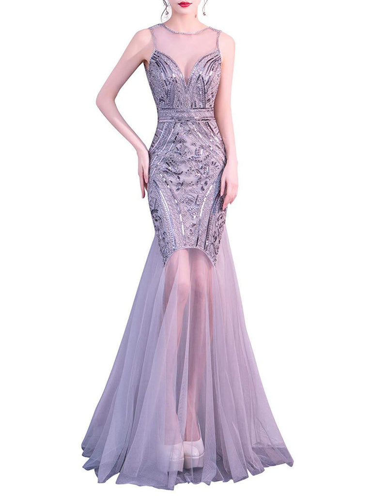 Robe de Mariée Charleston Vintage Année 20 Paillettes Soirée Cocktail Chic