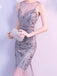 Robe de Mariée Charleston Vintage Année 20 Paillettes Soirée Cocktail Chic