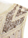 Robes Année 20 Maxi Paillettes Abricotes