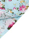 Robe trapèze florale à lacets et col en V des années 1950