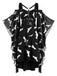[Prévente] Robe noire à bretelles spaghetti Halloween chauve souris des années 1950