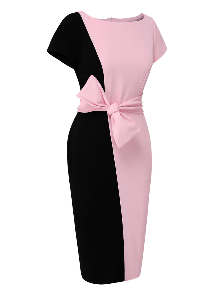 Robe noir hotsell et rose