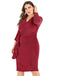Robe pailletée à col en V et fente latérale de grande taille des années 1960